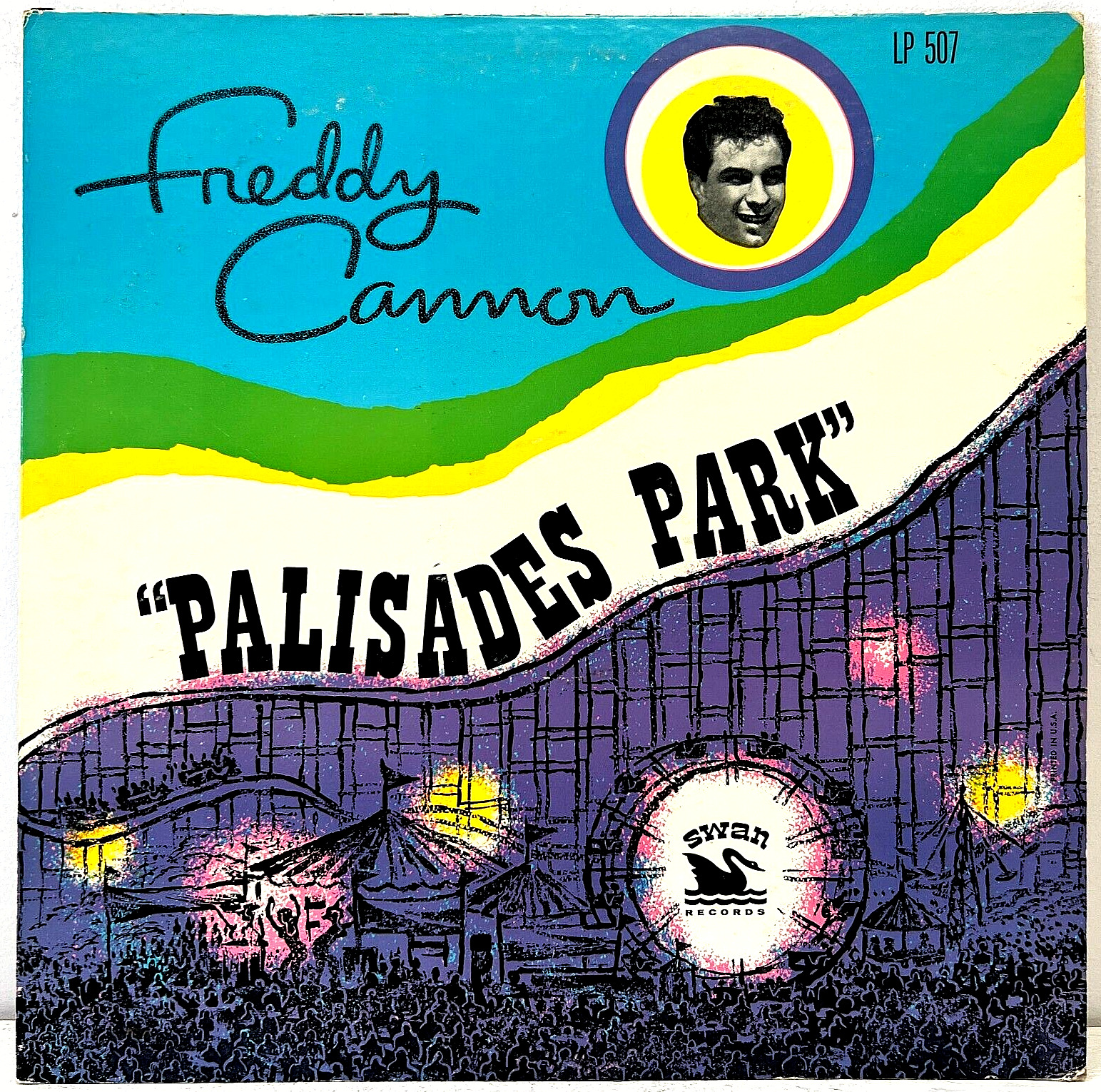 Palisades Park Freddy Cannon 1962 Vinyl Swan Records 1st Press