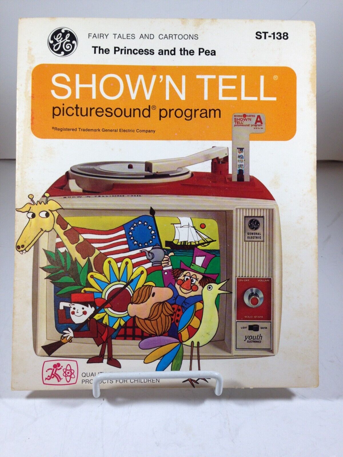 Vintage GE The Princess and the Pea Show n Tell Record Filmstrip PictureSound