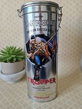 Iron Maiden 1St Edition Trooper Tin Robinsons Brewery No Beer Bottle Or Glass picture