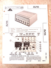 Original NOS Sams Photofact Folder 474-6 BELL SOUND 5650 - 6550 mono amplifier picture