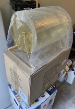 Large Raffle Drum 16” X  12” Brass Plated New In Box picture