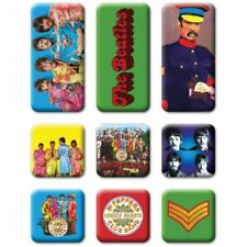OFFICIAL LICENSED - THE BEATLES - SERGEANT PEPPERS SET OF 9 - FRIDGE MAGNET  picture