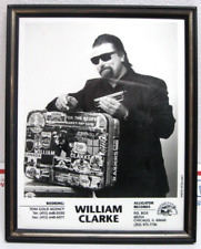 William Clarke - Musician Harmonica Blues Photo Framed - Alligator Records picture