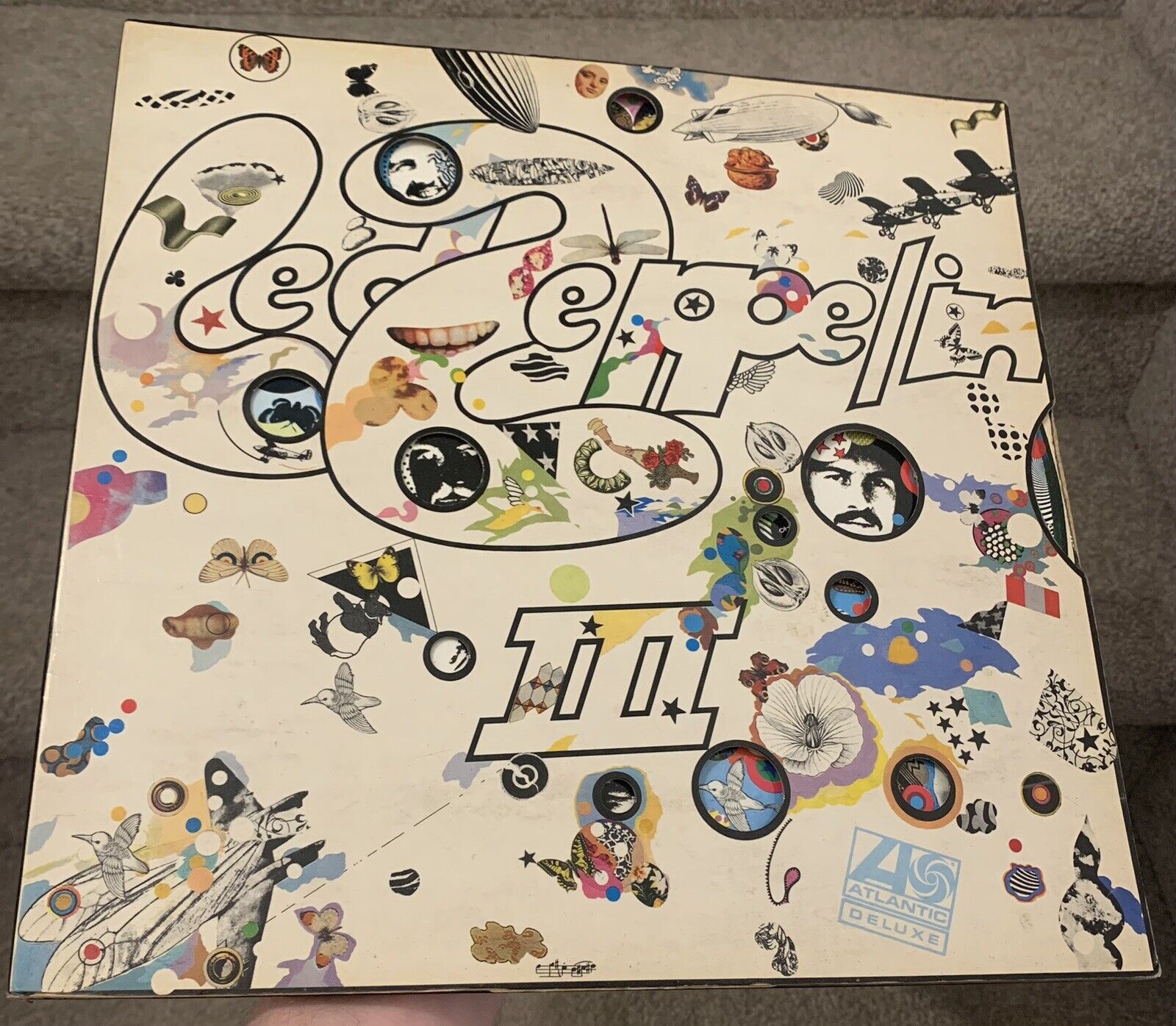 Led Zeppelin III UK Plum A5 B5 Original Pressing Vinyl Record LP Celebration Day