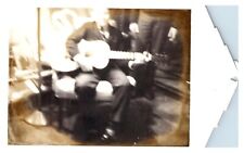 1950s American Boy With Guitar Burn Look Vintage Photo Snapshot California picture