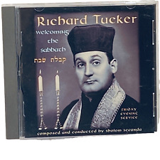 RICHARD TUCKER - WELCOMING THE SABBATH - FRIDAY NIGHT SERVICE - 1997 - SONY CD picture