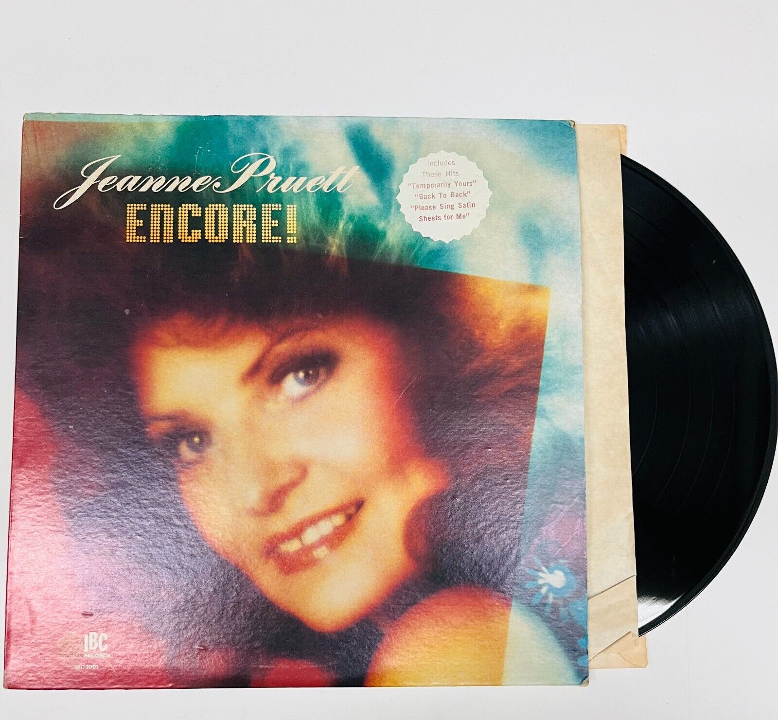 Jeanne Pruett Encore Vinyl Record IBC 1001 Vintage Music Album VG+