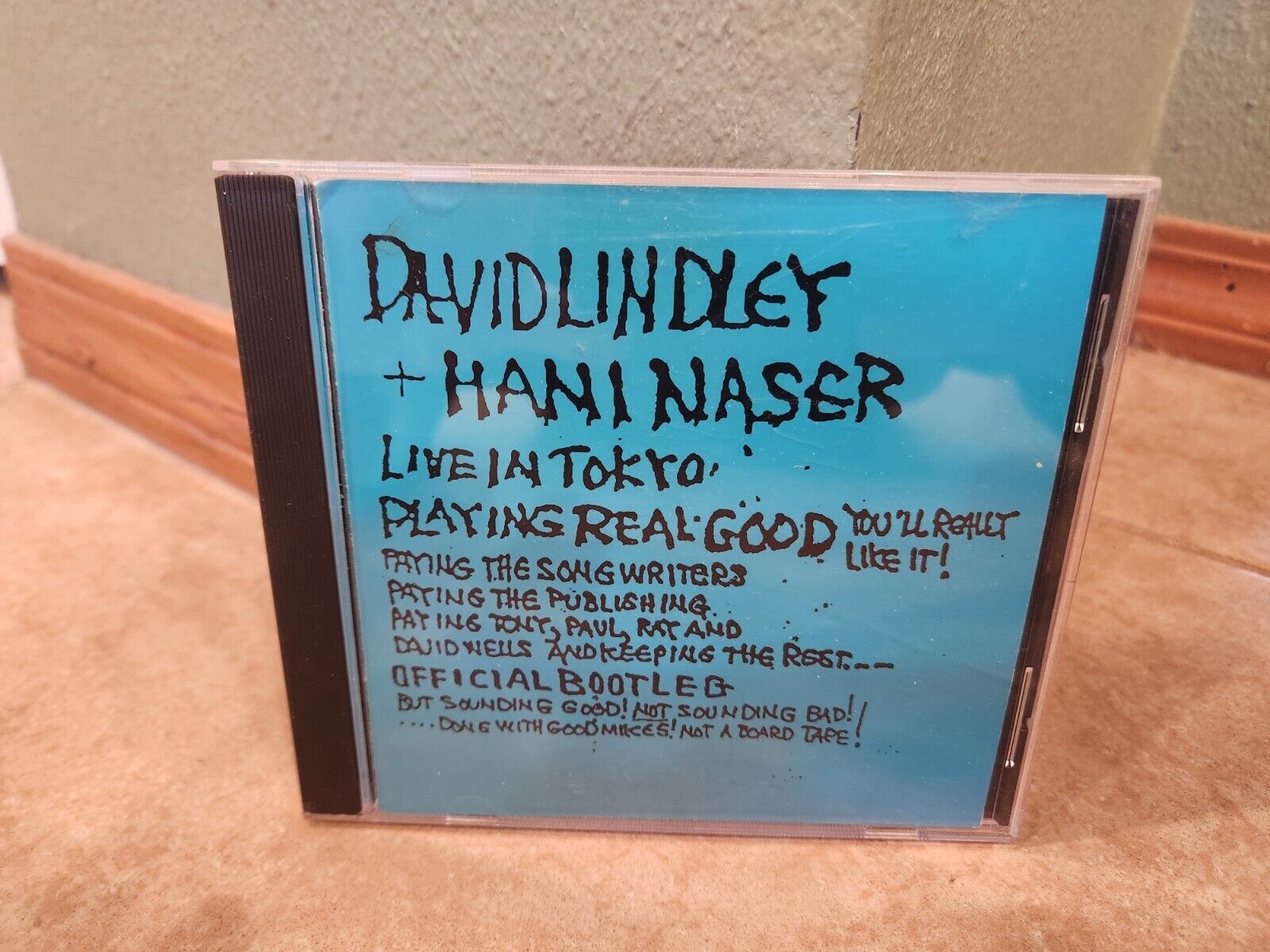 David Lindley + Hani Naser Live In Tokyo cd Official Bootleg