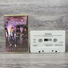 Cinderella Night Songs Cassette Tape VTG 1986 Glam Rock N Roll Metal 80s Music picture