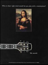 Hamer Guitar 2005 advertisement Masterpiece The Mona Lisa ad print picture