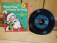 Santa Claus Is Comin' To Town Vintage 45 RPM Golden Record, The Sandpipers  picture