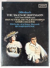 THE TALES OF HOFFMAN Offenbach PLACIDO DOMINGO Opera 2 CASSETTE Box Set BONYNGE picture