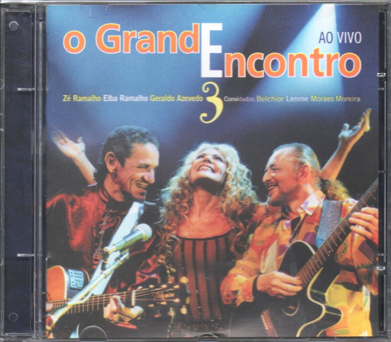 O Grande Encontro 3 CD Zé Ramalho Elba Ramalho & Geraldo Azevedo Made In Brazil