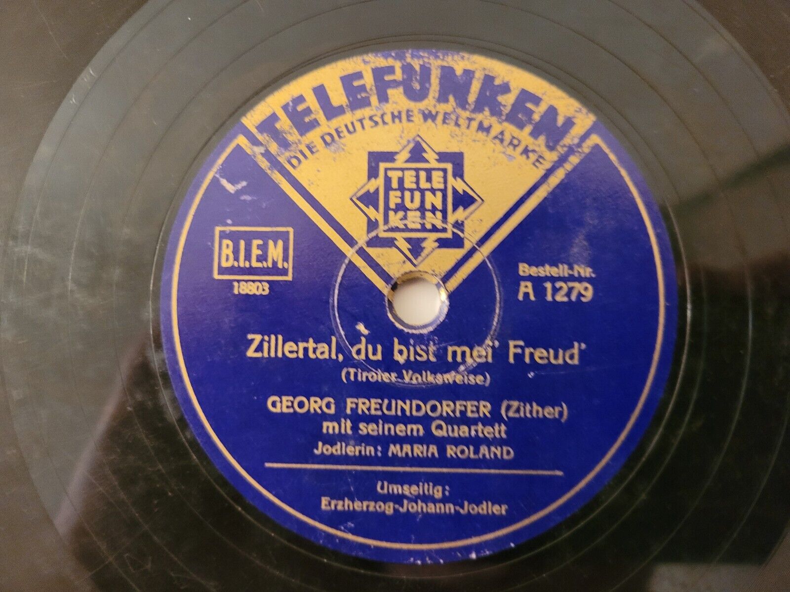Zillertal, du bist mei Freud\' (Tiroler Volksweise)GEORG FREUNDORFER...