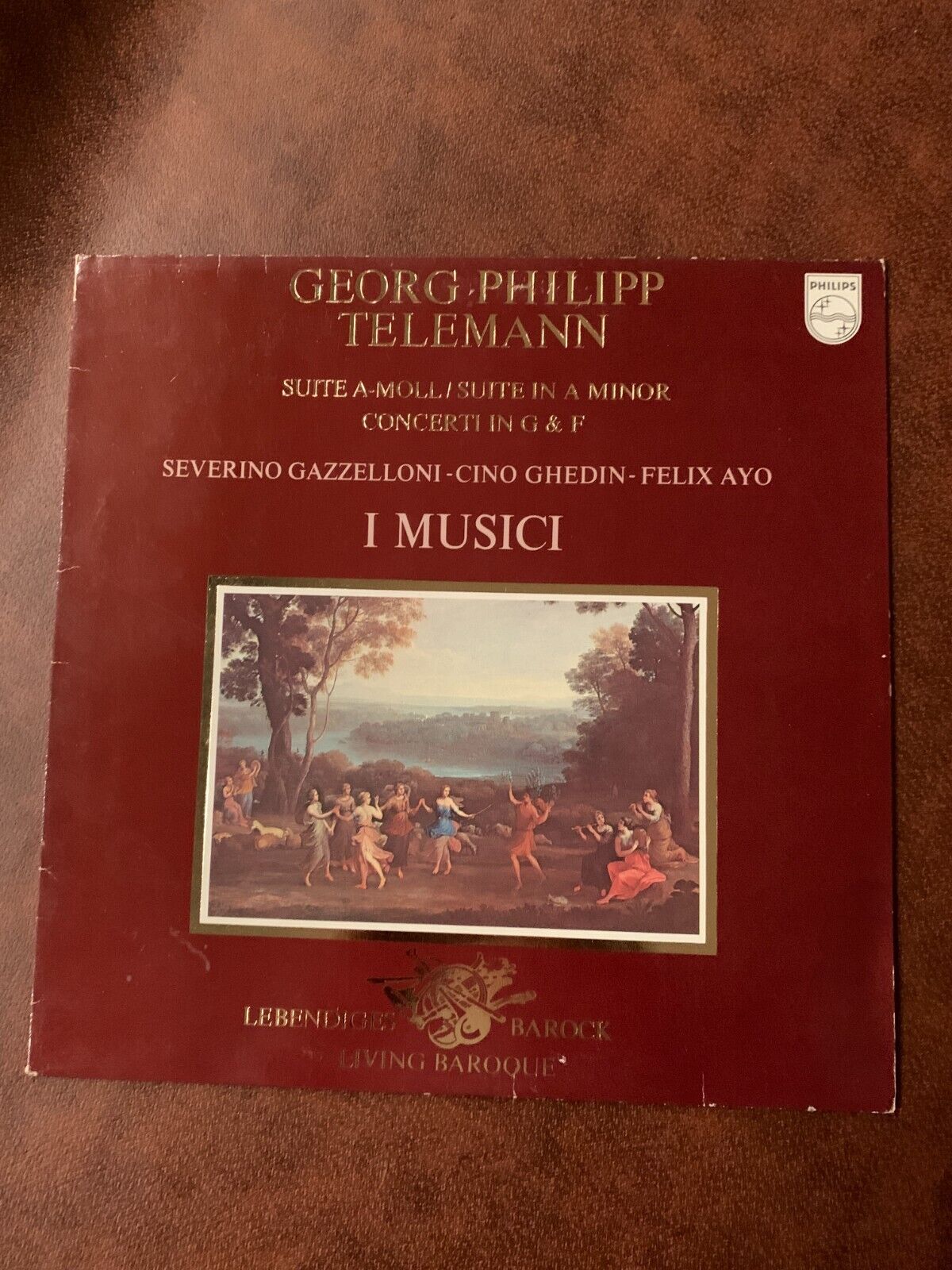 Telemann- Georg Philipp Telemann Fantasien Nr. 1 1982 9502-01 Vinyl 12\'\' Vintage
