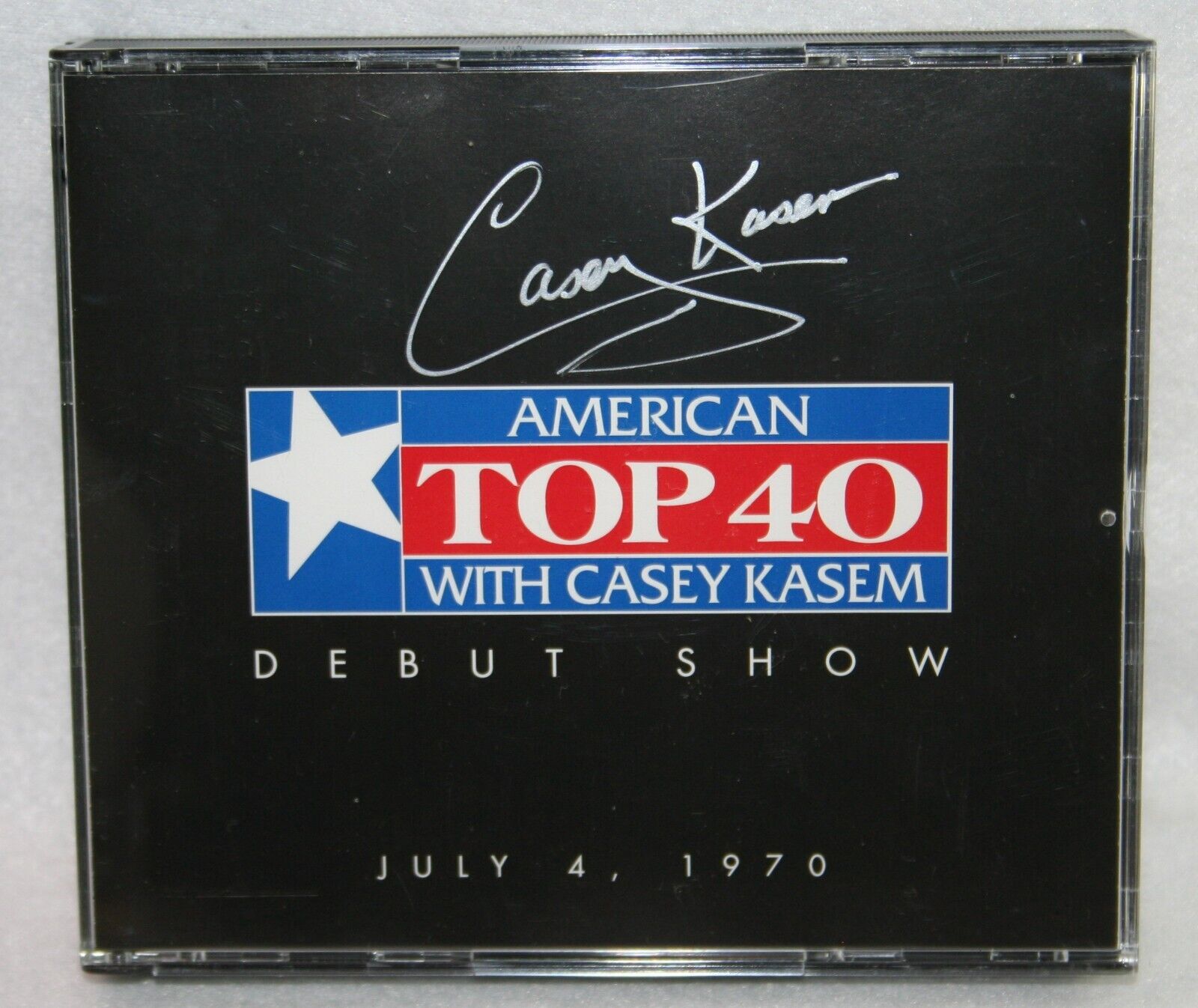 AMERICAN TOP 40 With CASEY KASEM Autographed Signed Debut Show PROMO 3 CD Set