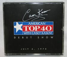 AMERICAN TOP 40 With CASEY KASEM Autographed Signed Debut Show PROMO 3 CD Set picture