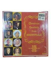 Vintage 1973 Christmas Greetings From Nashville LP, Various Artists, Preowned picture