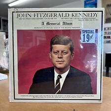 Vintage Original JOHN F. KENNEDY MEMORIAL Record Album 1963 *SEALED* picture