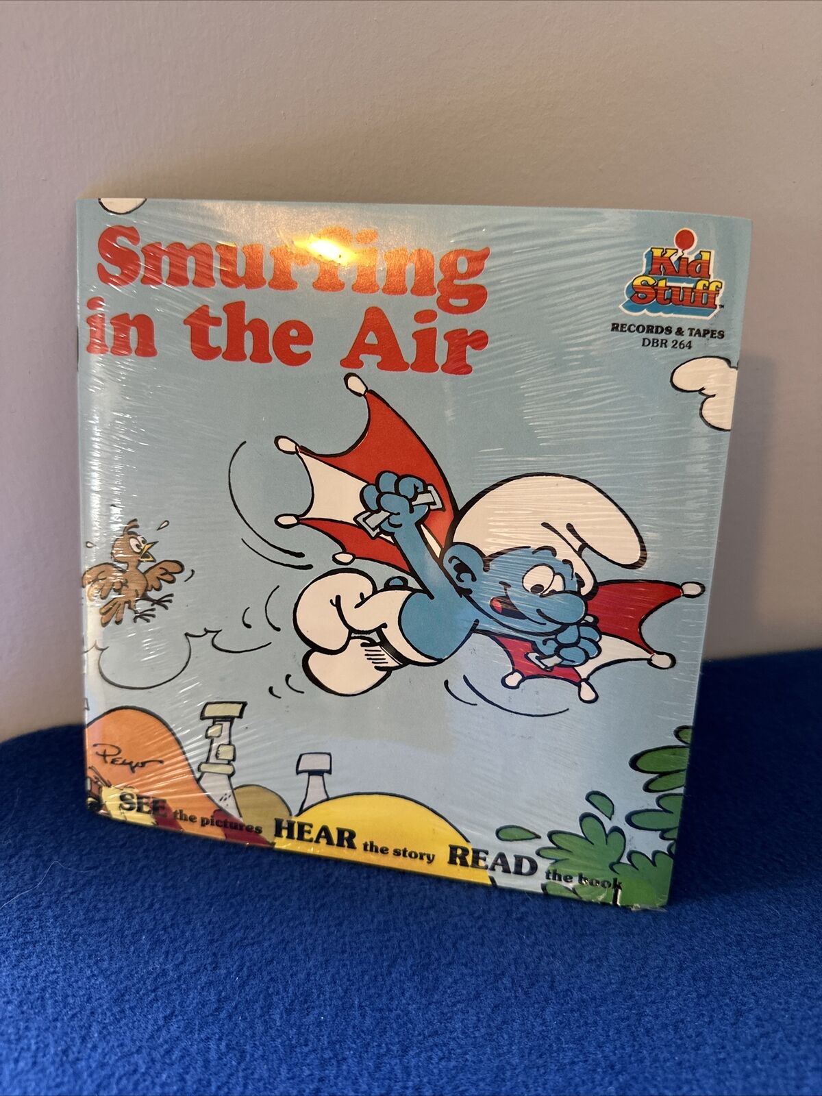 SMURFING IN THE AIR  See Hear Read Book and Vinyl Record  New Sealed DBR-264