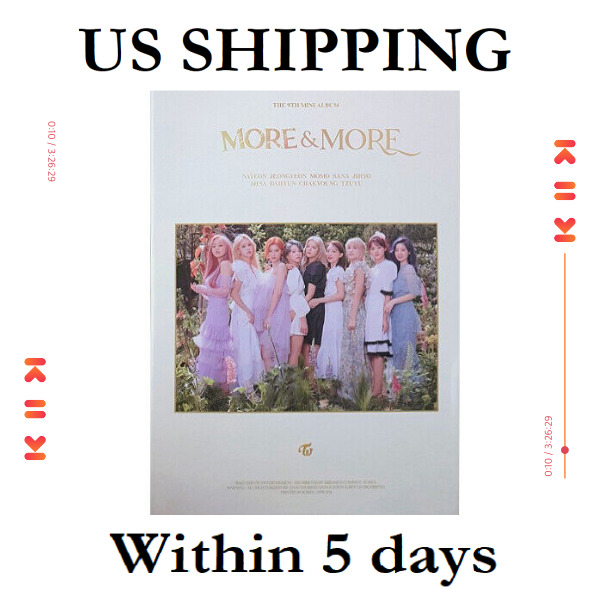 *US SHIPPING Twice-[More&More]9th Mini Album B Version CD+PhotoBook+etc+Postcard