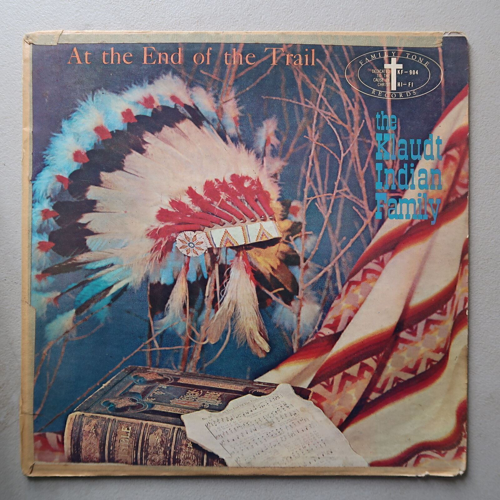 Klaudt Indian Family At the End of the Trail Vinyl LP Family Tone VG 66