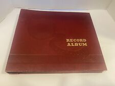Vintage Record Album Book Filled With 9 Vintage 78 RPMs picture