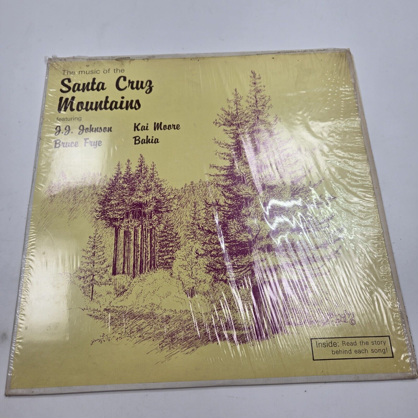 The Music Of The Santa Cruz Mountains LP Record Album Vinyl RARE