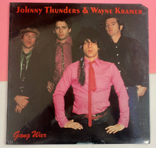 JOHNNY THUNDERS & WAYNE KRAMER Gang War 1990 original LP *STILL SEALED* ML 152 picture