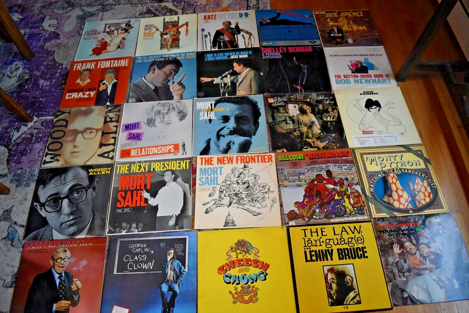 Lot of 25   COMEDY & STAND UP COMEDIANS LP\'S