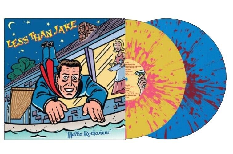 Less Than Jake-Hello Rockview 2LP 25th Anniversary Splatter Vinyl Brand New 