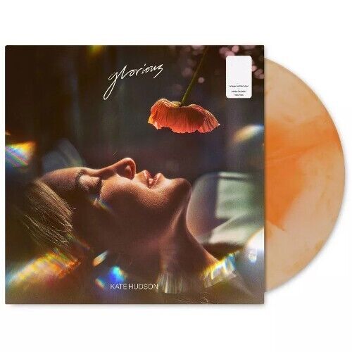 Kate Hudson Glorious Presale Exclusive Orange Marble Colored Vinyl LP + Poster