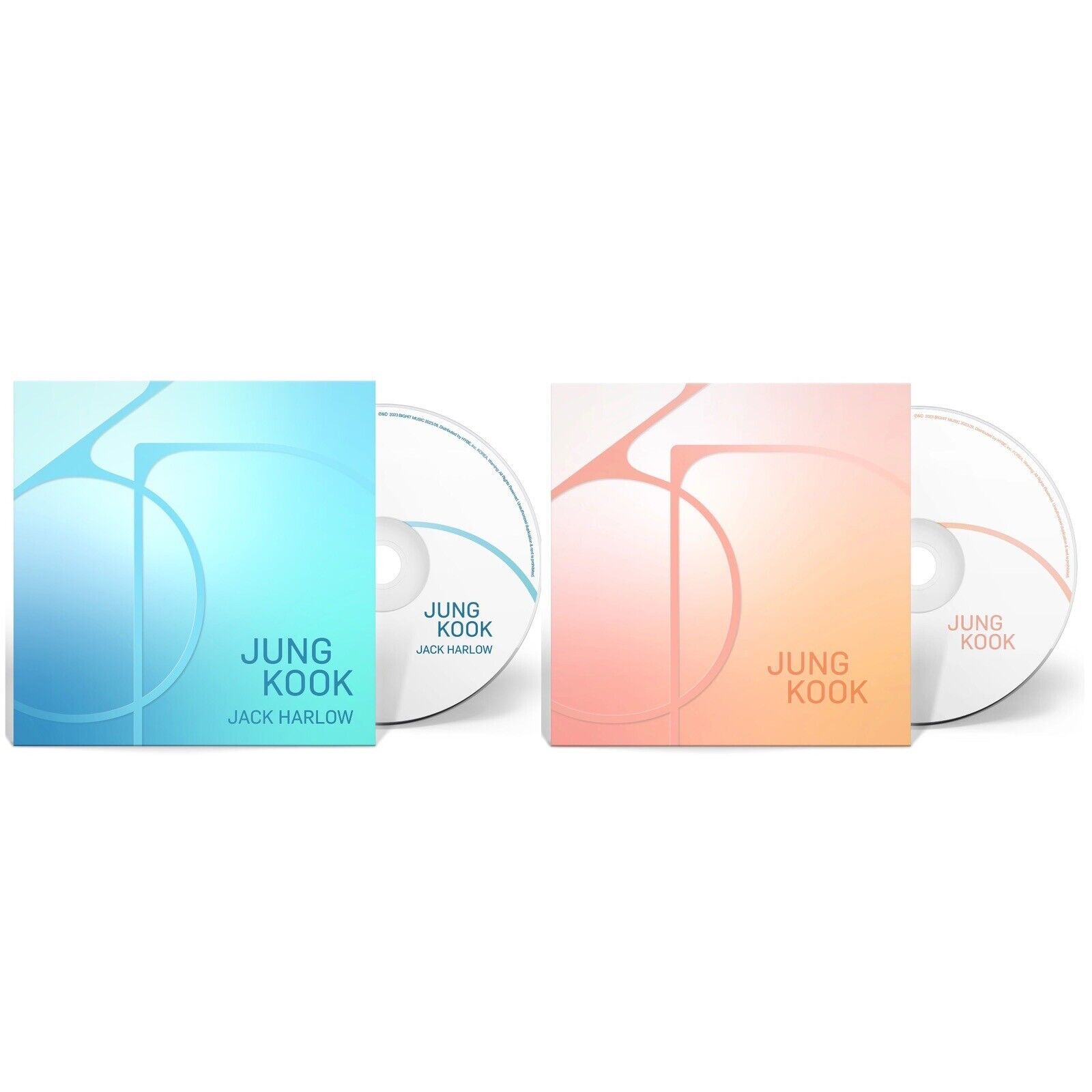 Lot Of 2 Brand New Jungkook BTS Jack Harlow 3D Single Alternative Cover CD