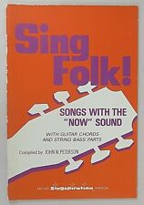 Vintage 1969 Sing Folk Songs with the Now Sound Religious Song Book Sheet Music picture