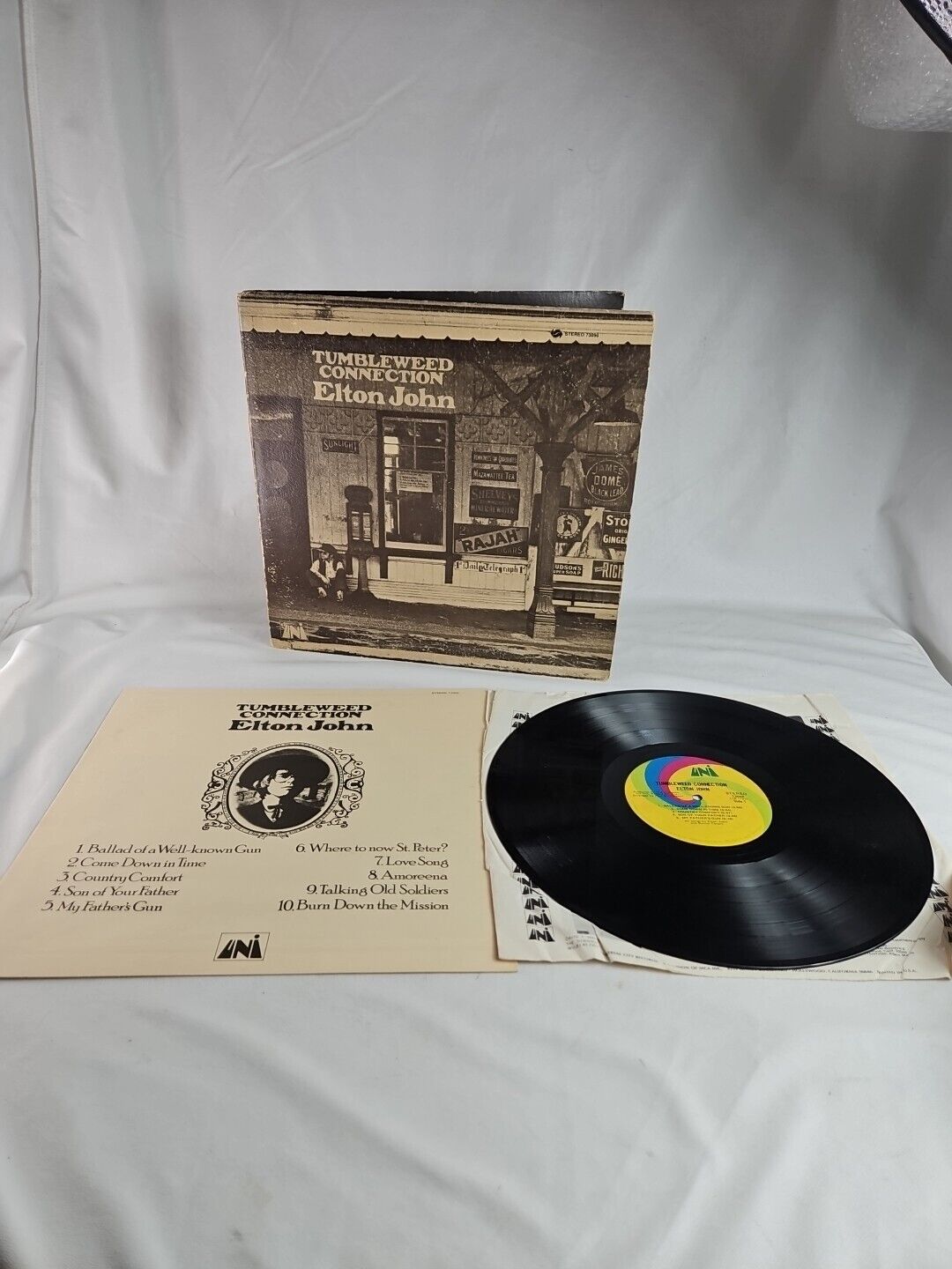 Elton John  TUMBLEWEED CONNECTION 1970 1st Press Vinyl LP VG+