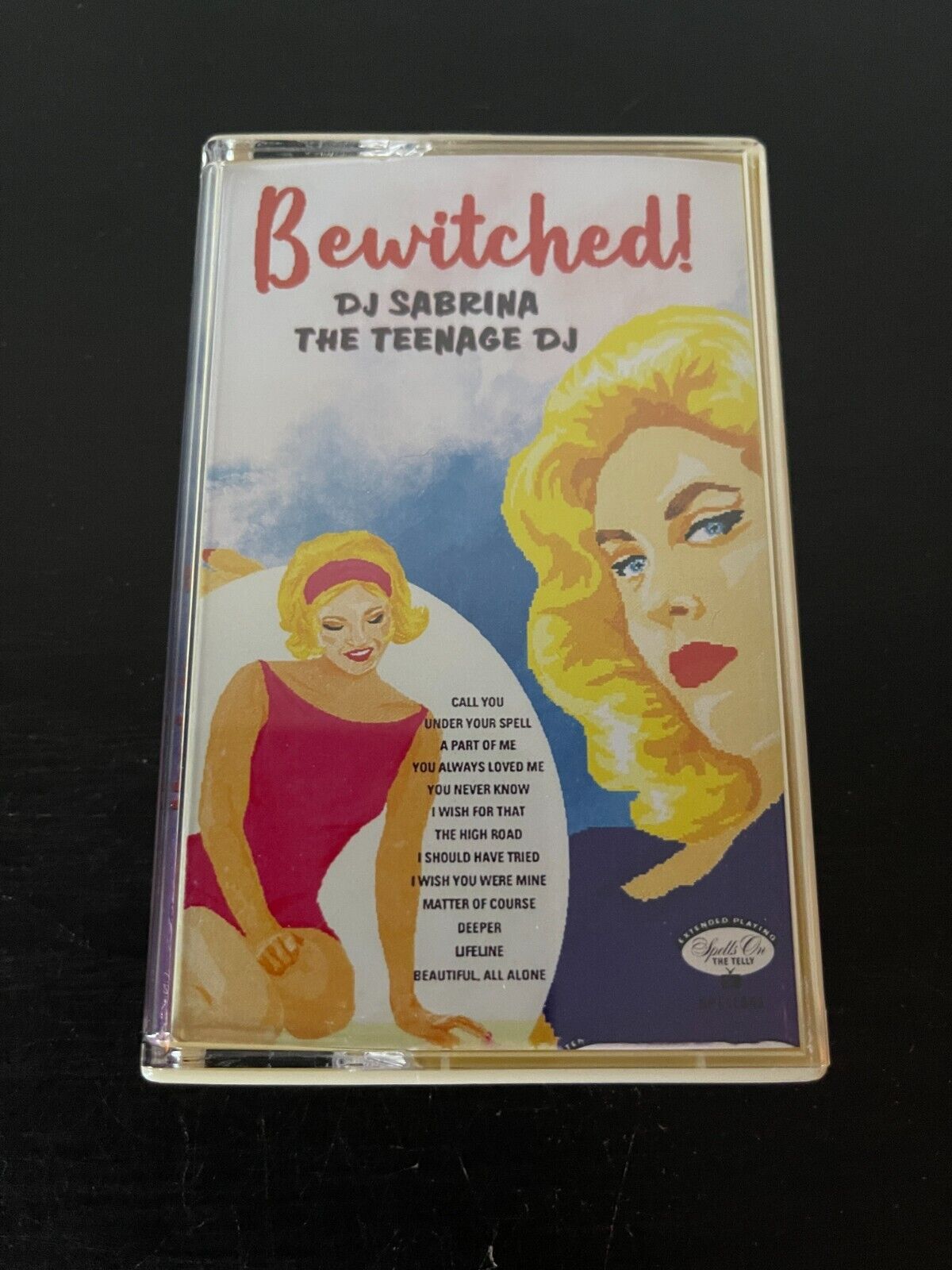 DJ Sabrina The Teenage DJ Bewitched Signed Ivory Colored Cassette
