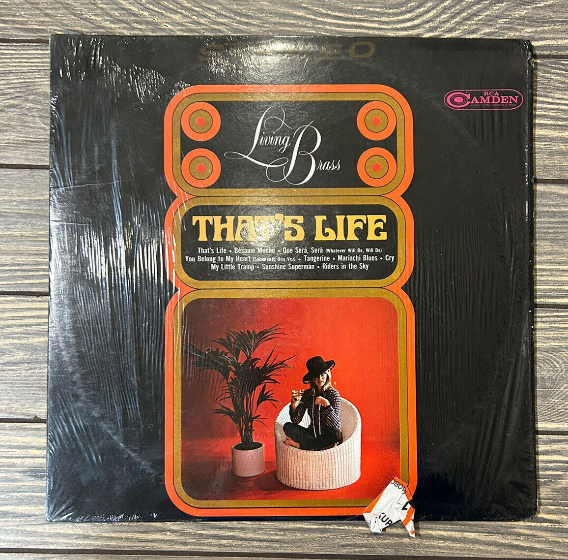 Vintage 1967 Latin Jazz LIVING BRASS That's Life LP RCA Camden