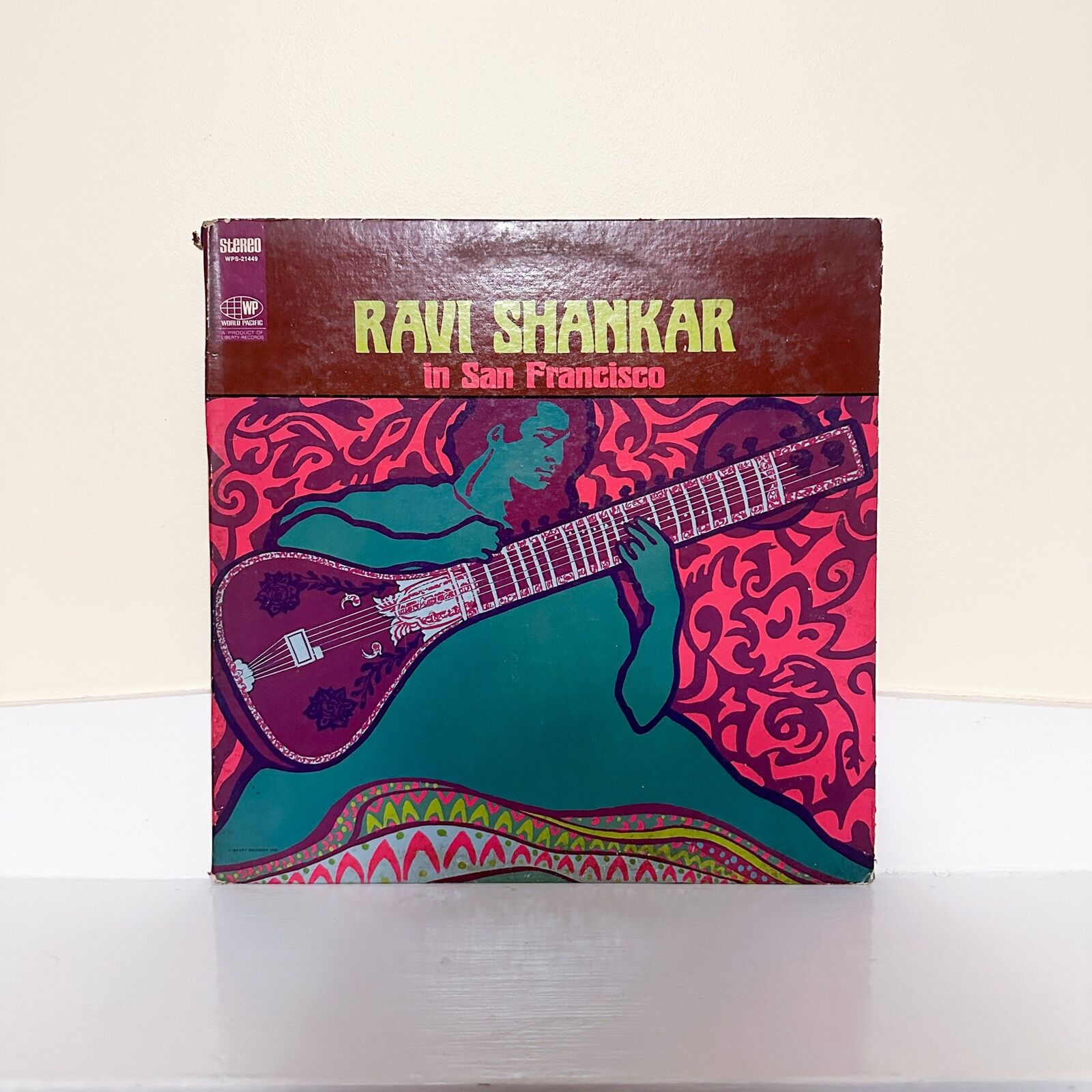 Ravi Shankar - Ravi Shankar In San Francisco - Vinyl LP Record - 1967
