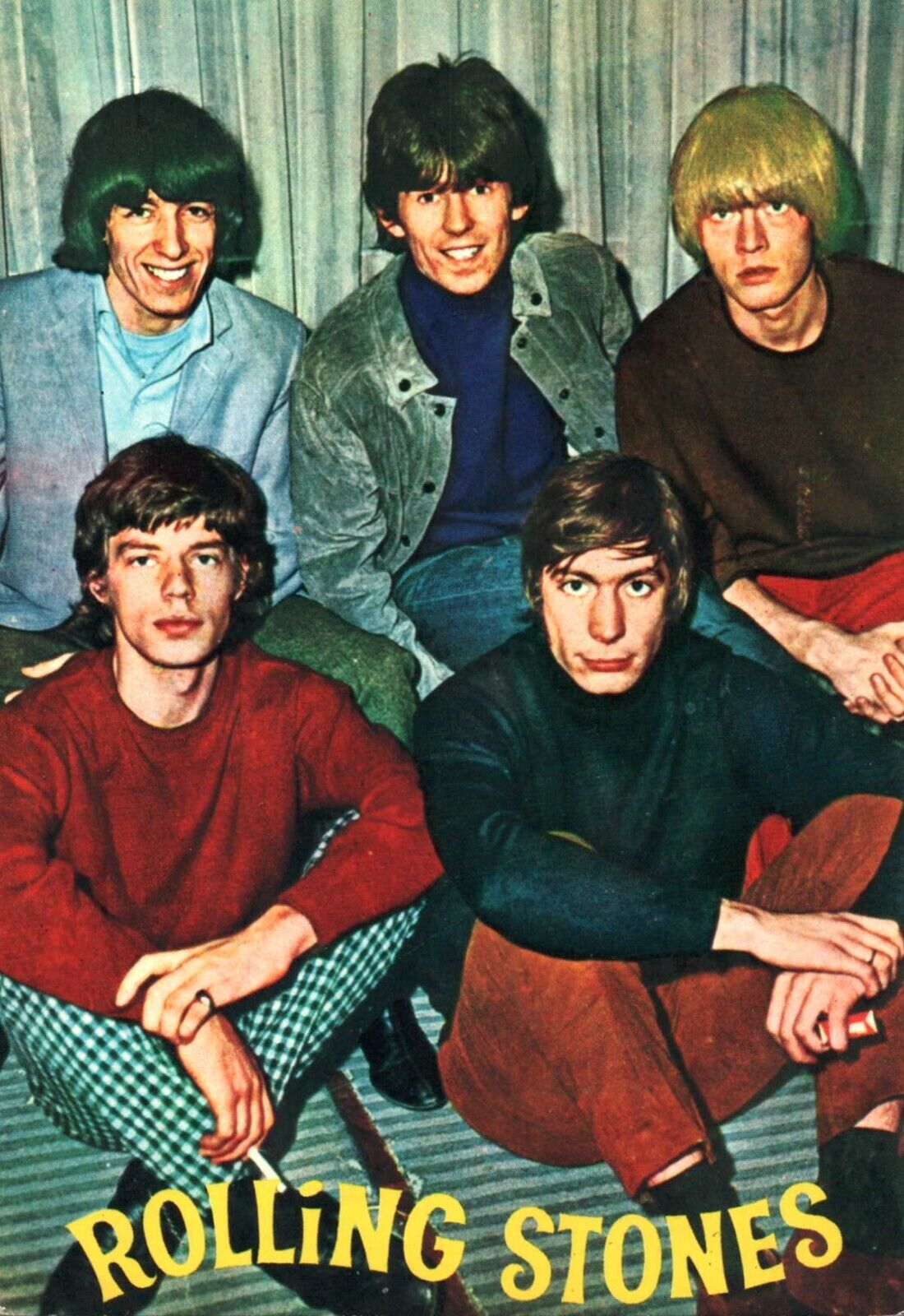 The Rolling Stones Vintage Postcard in Color 4\