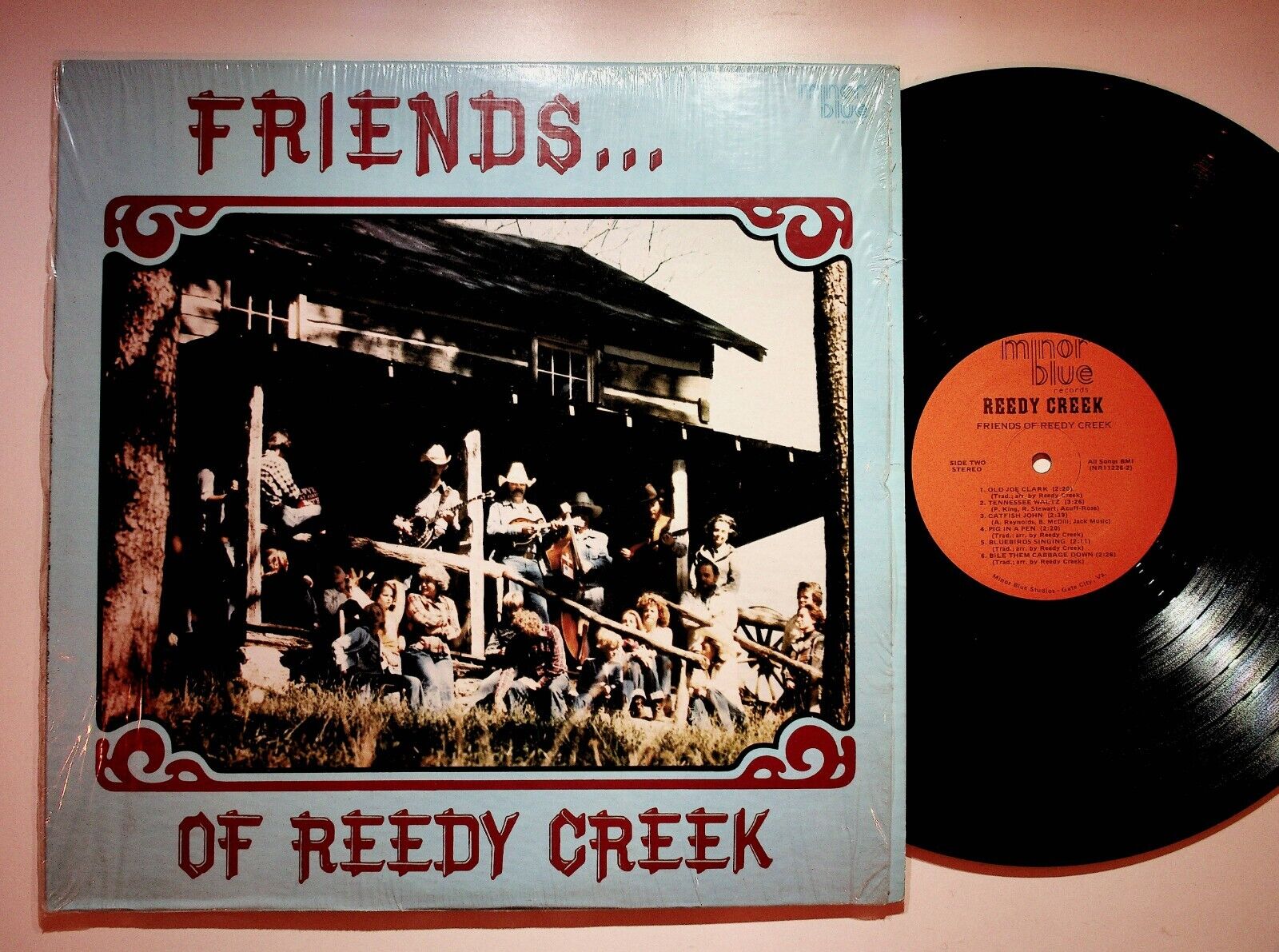 Gate City Virginia Friends Of Reedy Creek Bluegrass Vinyl LP Record VG+