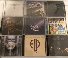 EMERSON, LAKE & PALMER CD LOT OF 9----VERY GOOD CONDITION picture