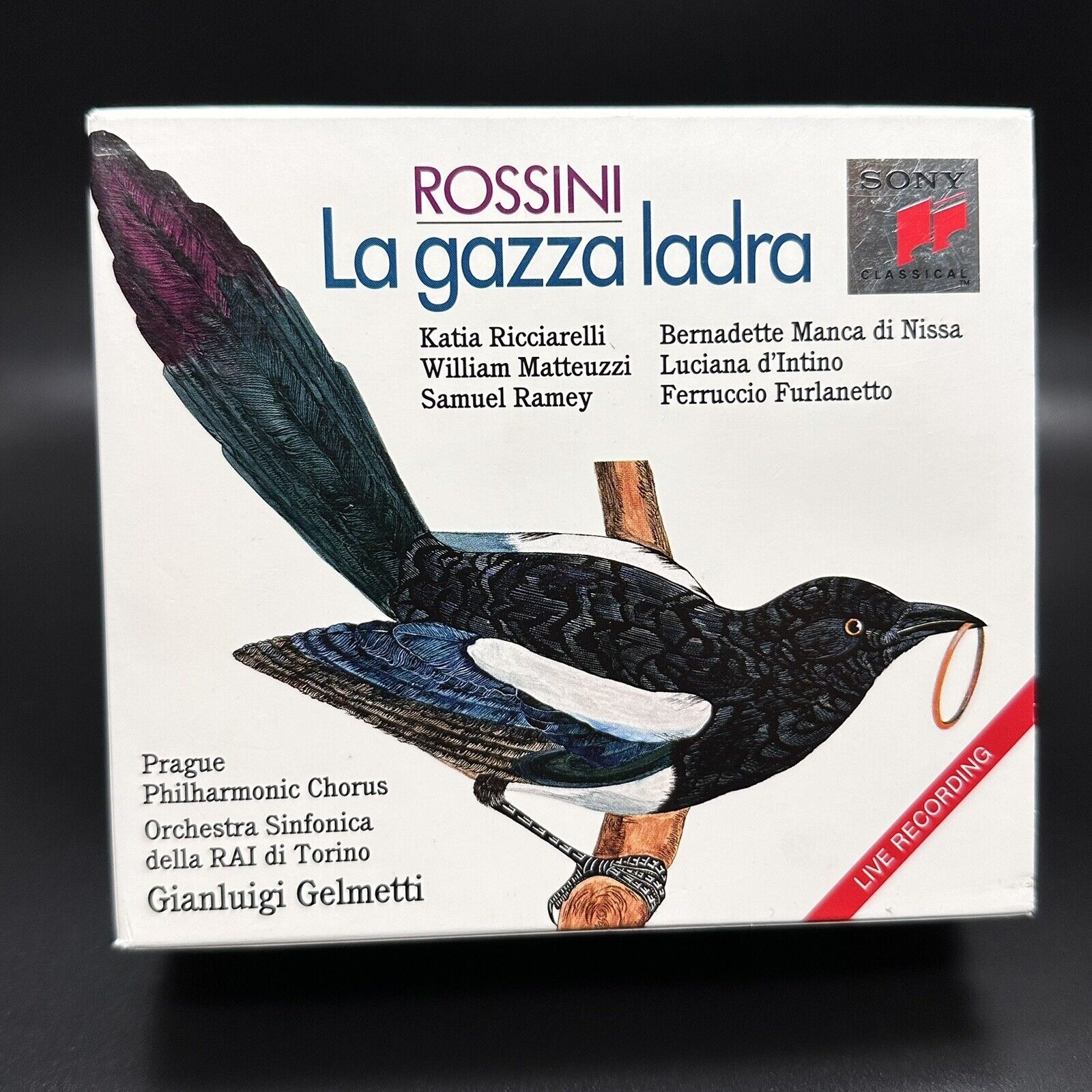 Rossini La Gazza lardra The Thieving Magpie, Gelmetti [Sony 3 CD Box] NM