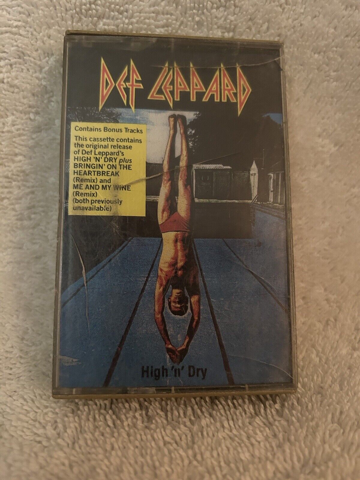 VINTAGE 1984 Def Leppard- High n\' Dry Cassette Tape