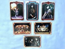 Vintage KISS Rock Band Trading Cards Aucoin Mgt 1978 Mixed Lot 6 Pieces picture