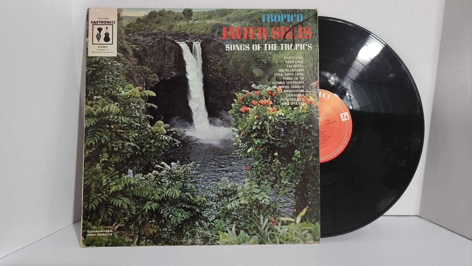 Javier Solis Tropico Songs Of The Tropics Vinyl Record LP Rare Mono 1963 VG+ Mex