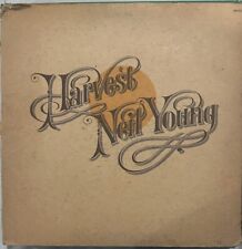 Vintage Neil Young Harvest Vinyl 1972 W/ Lyric Sheet Reprise Record+ Stars N Bar picture
