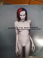 Marilyn Manson Mechanical Animals LP Record 1998 1st Press Blue White Vinyl  picture