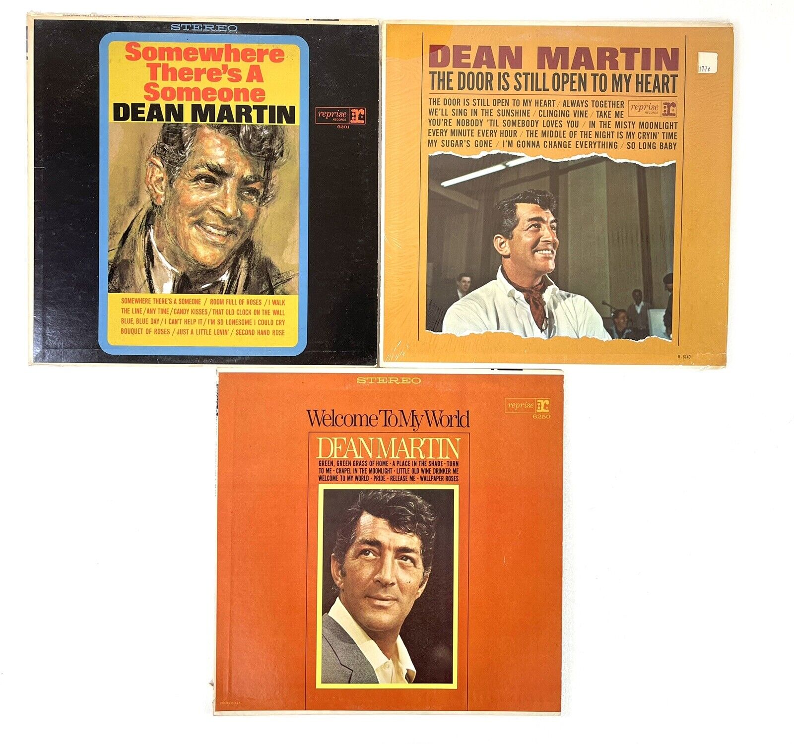 Dean Martin Vinyl Lot of 3 Lps The Door Is Still Open To My Heart 1964 Jazz Lp