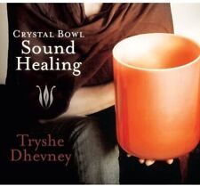 Crystal Bowl Sound Healing [CD] Tryshe Dhevney [Ex-Lib. DISC-ONLY] picture
