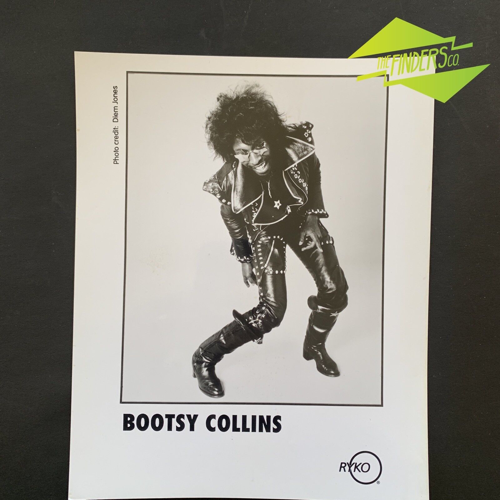 GENUINE 1990's 'BOOTSY COLLINS' RYKO RECORDS PRESS RELEASE BAND PHOTO
